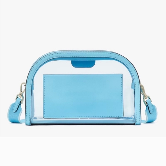 Kate Spade Clare See Through Small Dome Crossbody, Blue - Picture 5 of 5